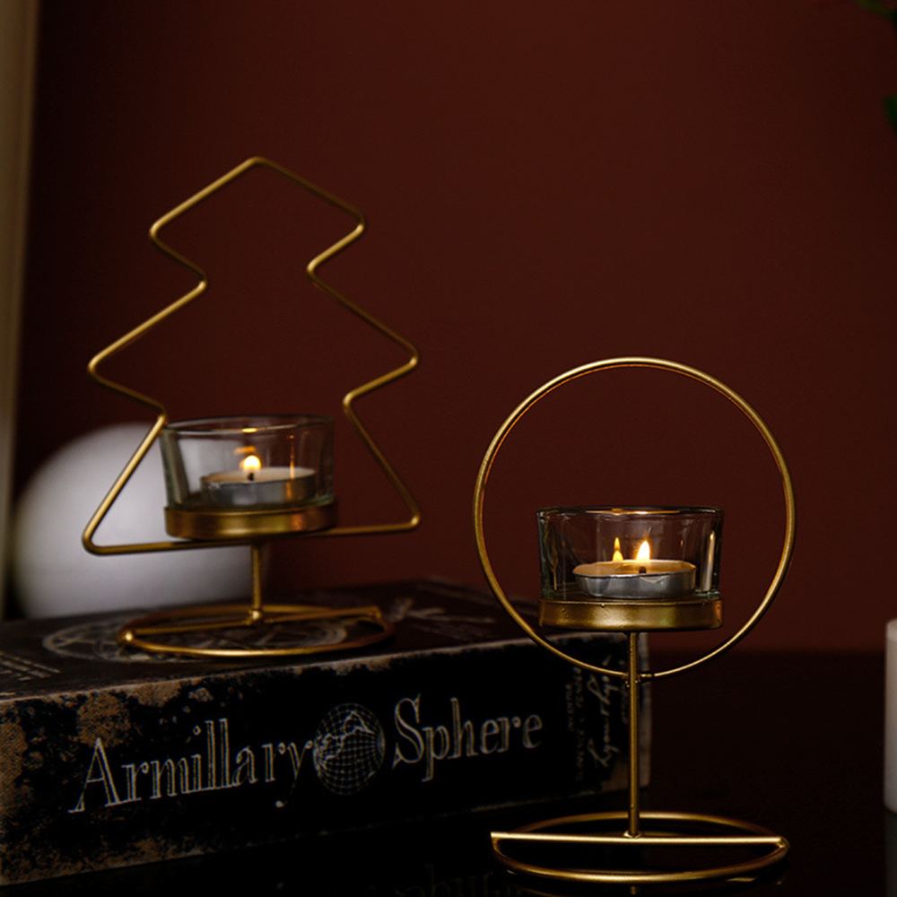 Christmas Candle Holder - Circle