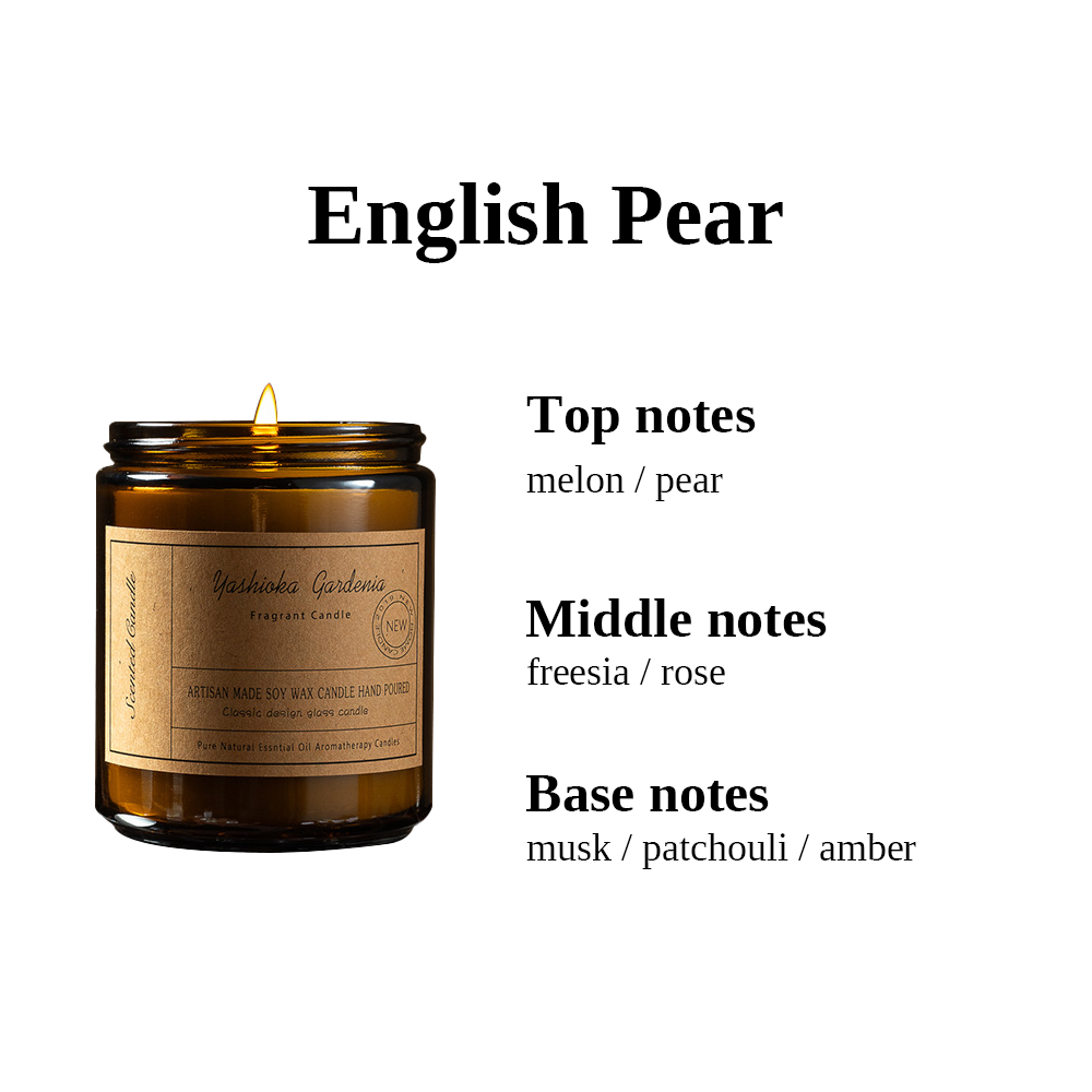 Handmade Glass Scented Candle 200G
