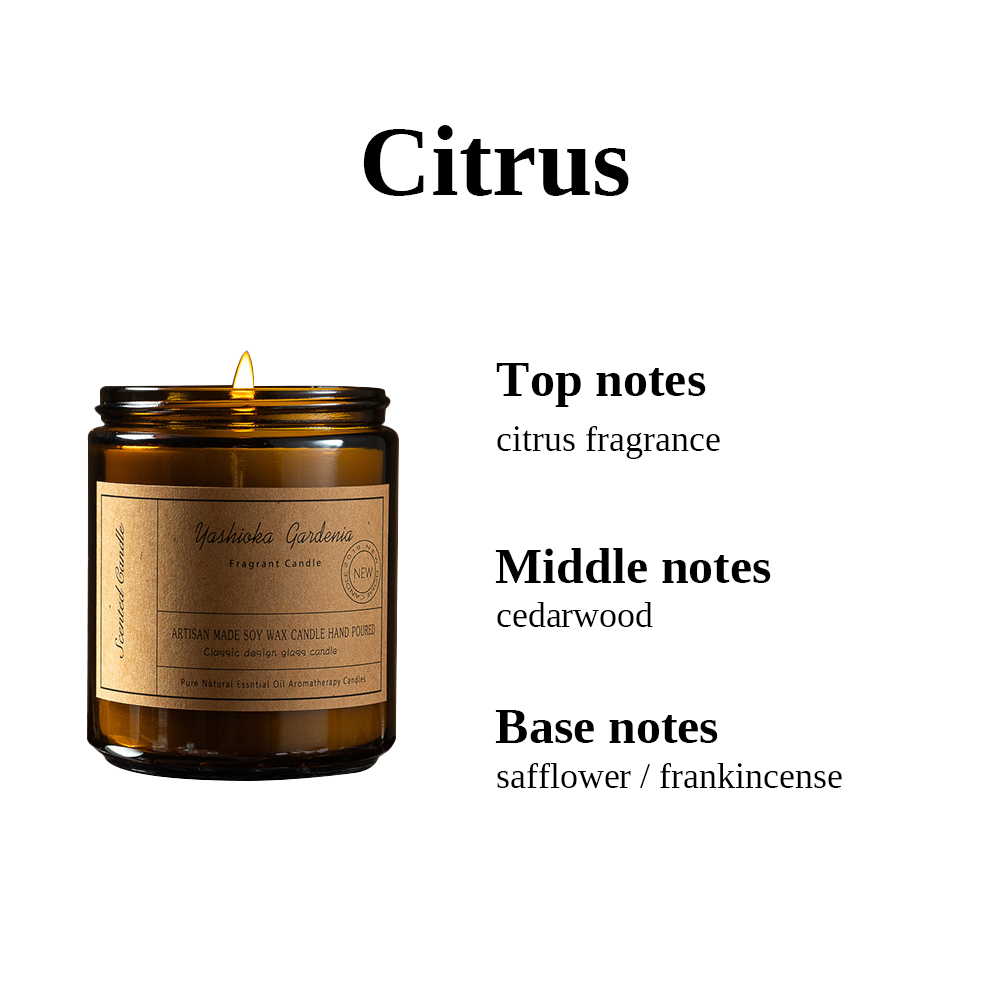 Handmade Glass Scented Candle 200G