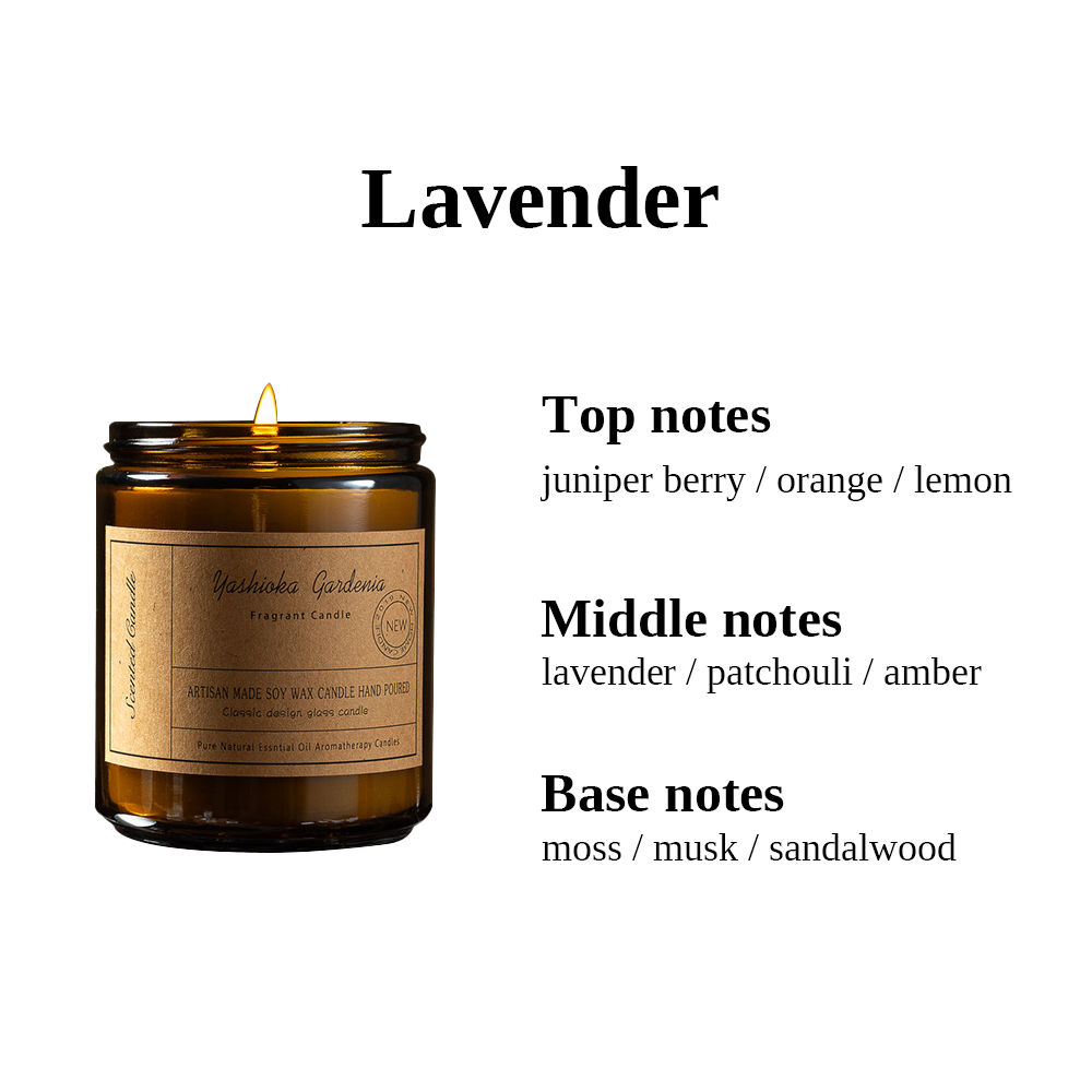 Handmade Glass Scented Candle 200G