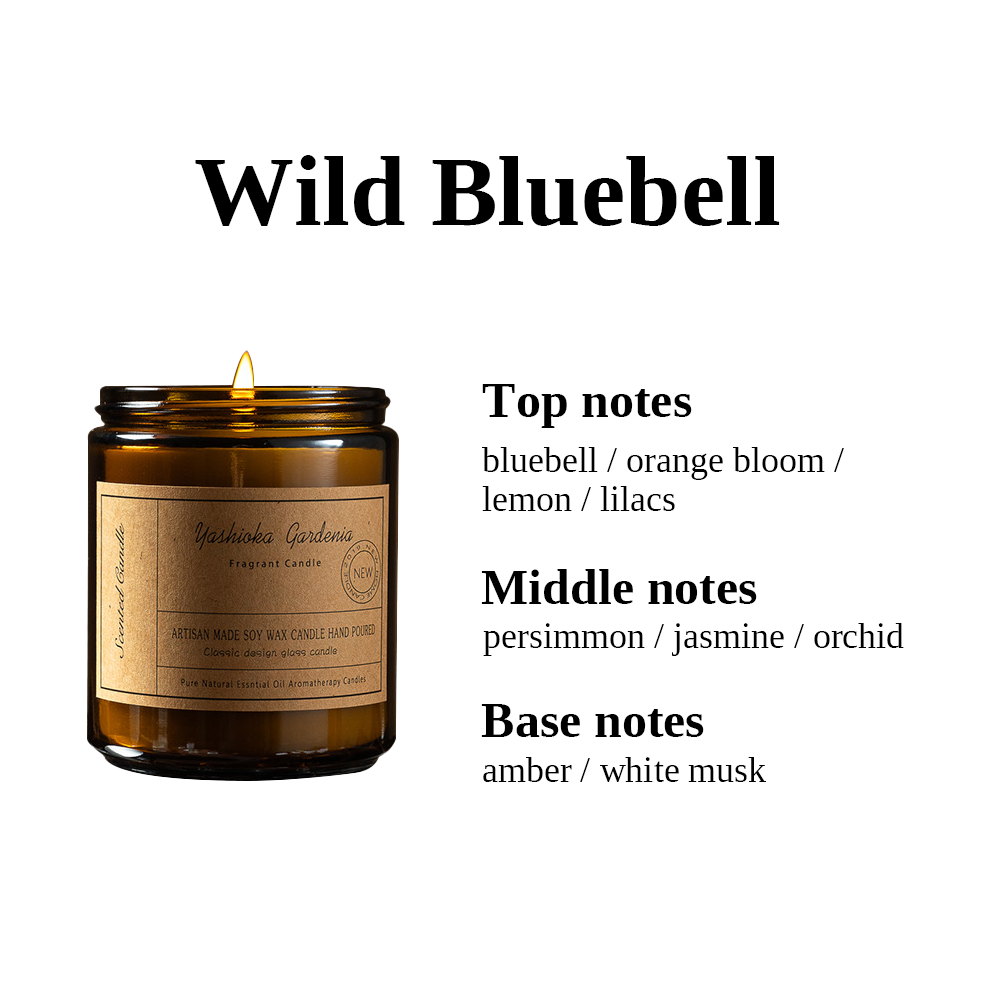 Handmade Glass Scented Candle 200G
