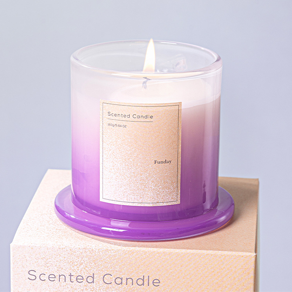 Scented Candle with Lid 160G - Lavender