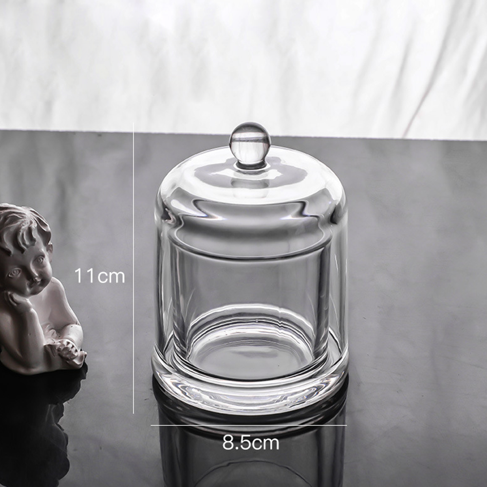 Transparent Glass Candle Holder
