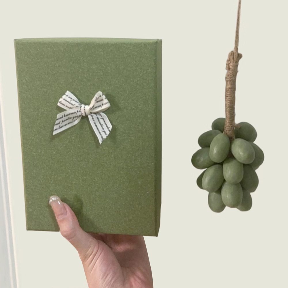 100% Natural Handmade Grape Soap - Green