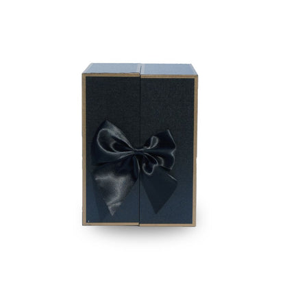 Everlasting Flower Bear Gift Box for Proposal- Black