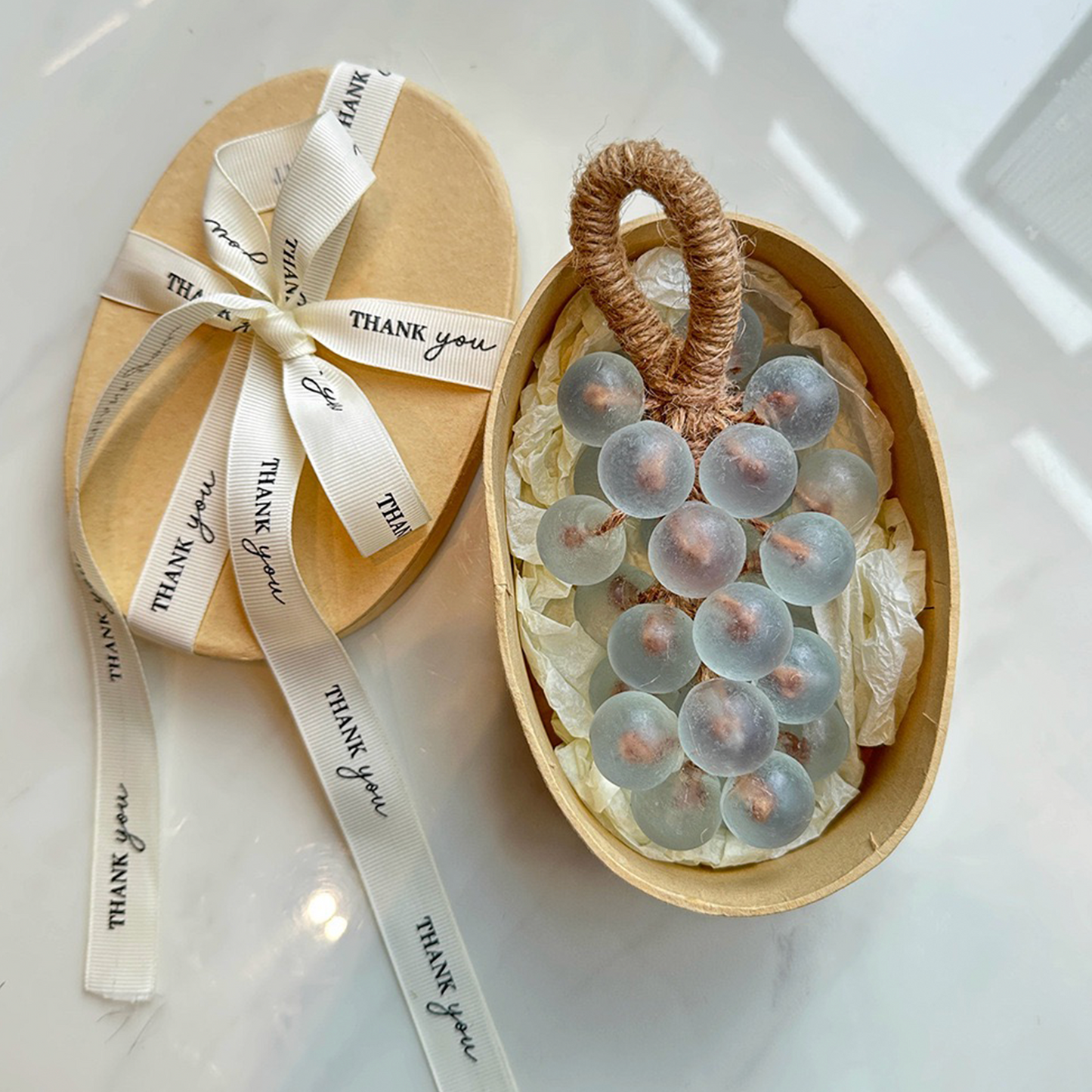100% Handmade Crystal Grape Soap