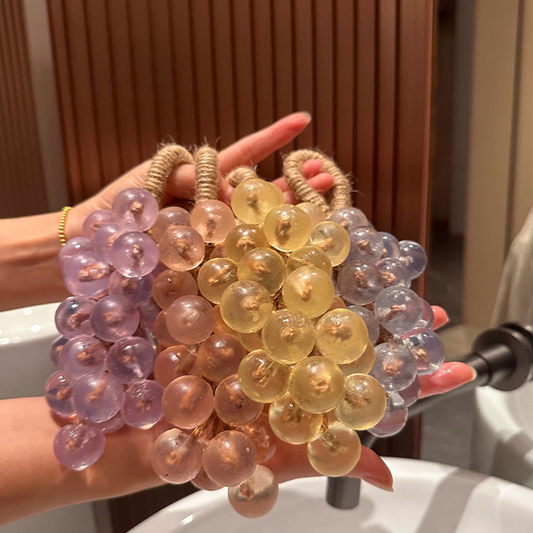 100% Handmade Crystal Grape Soap