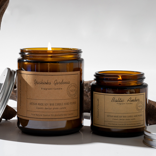 Handmade Glass Scented Candle 200G