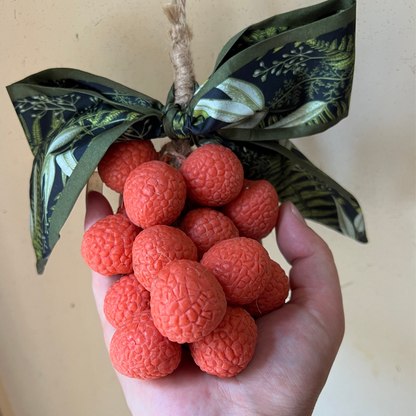 100% Natural Handmade Lychee Soap - Red