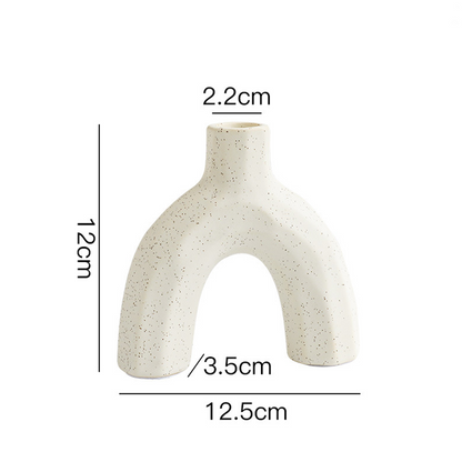Nordic Inspired & Geometric Candle Holder - Yellow