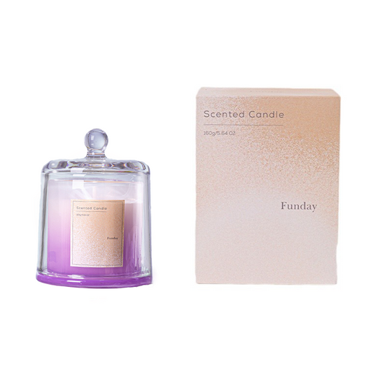 Scented Candle with Lid 160G - Lavender