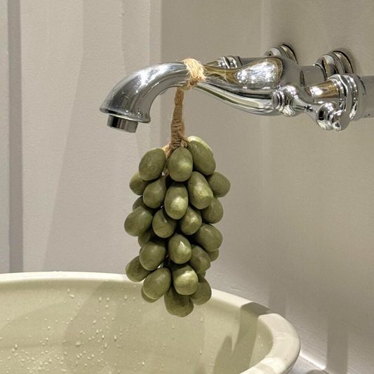 100% Natural Handmade Grape Soap - Green